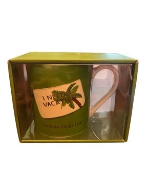 kate spade Green 'I Need a Vacation' Globetrotter Mug